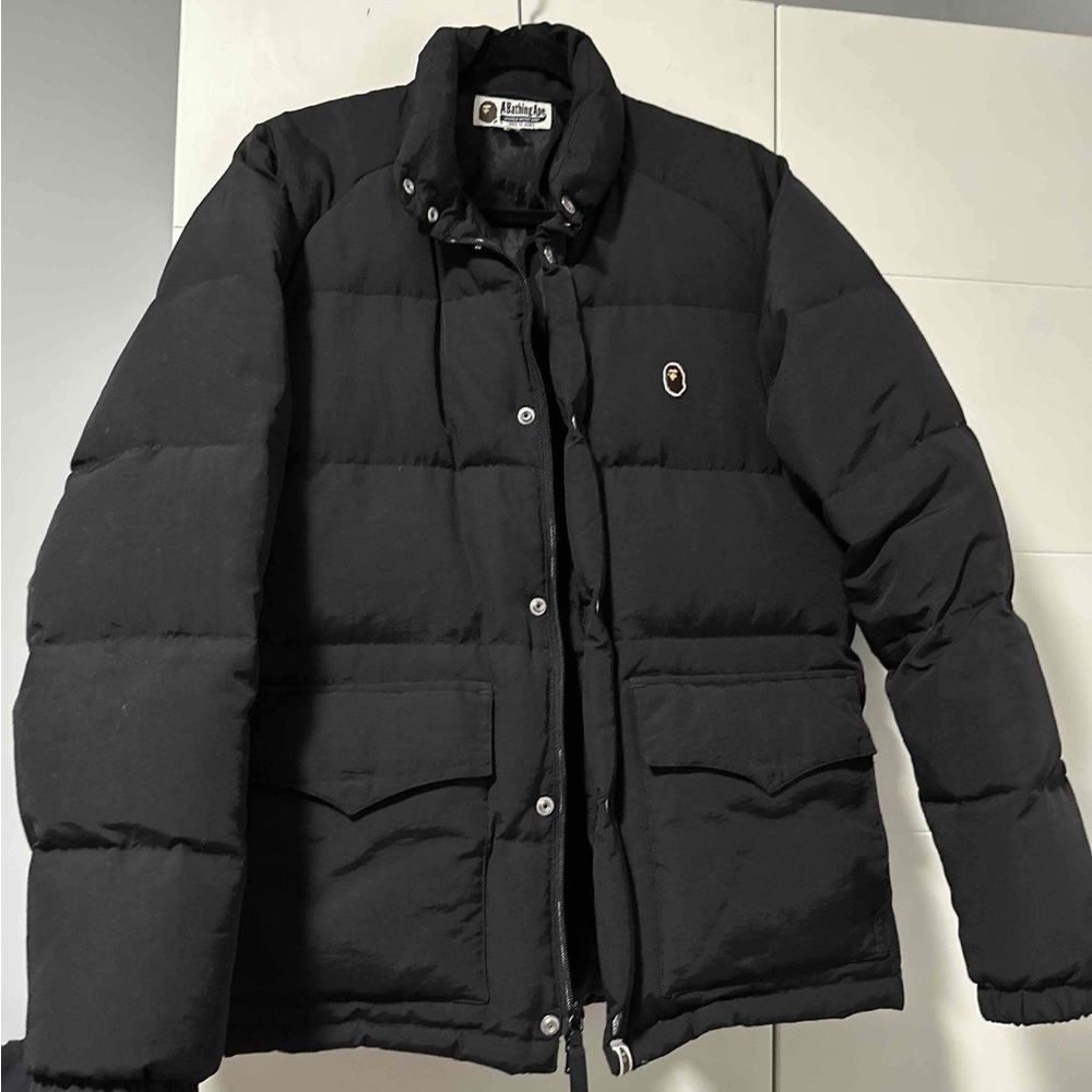 Black Puffer Jacket by A Bathing Ape